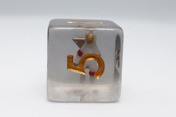 Astronaut RPG Dice Set Plastic Dice Foam Brain Games