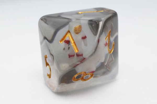 Astronaut RPG Dice Set Plastic Dice Foam Brain Games