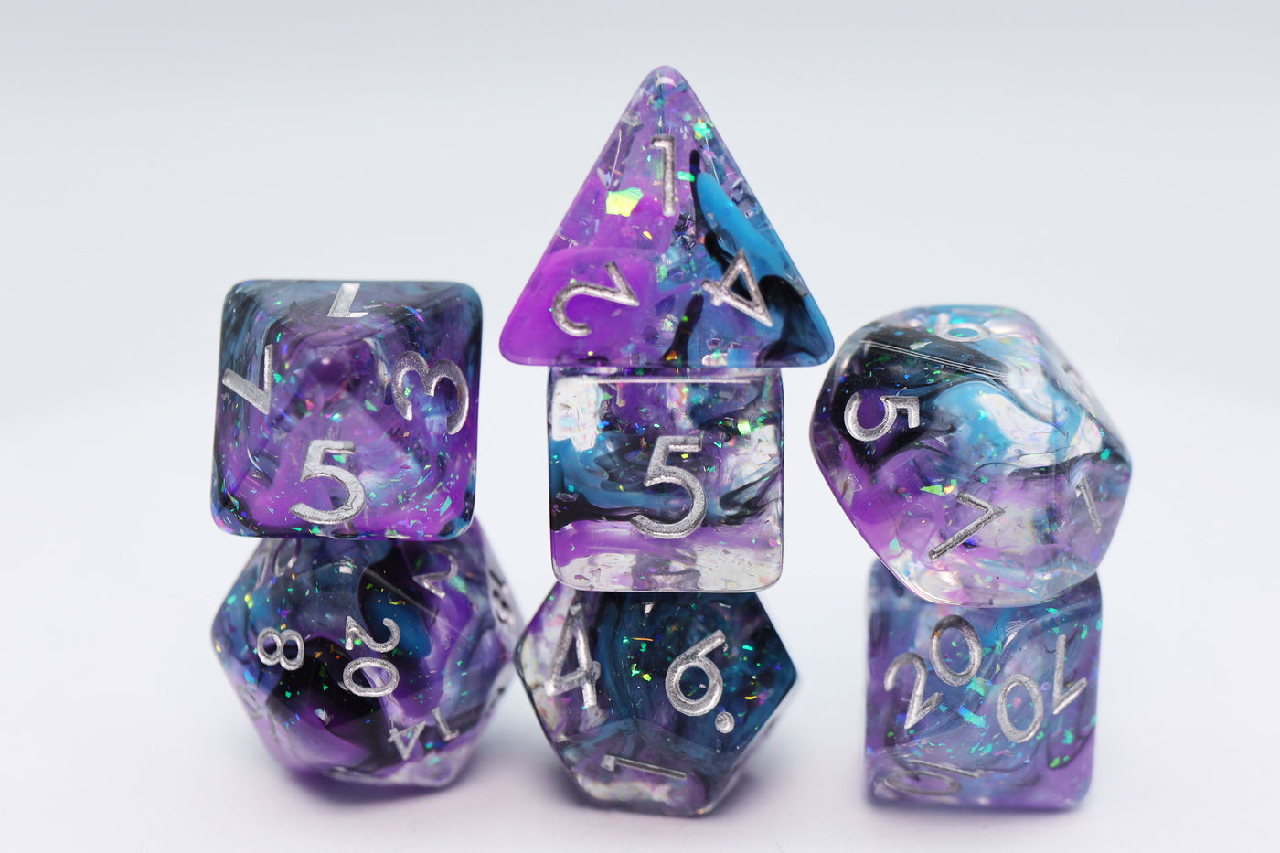 Eventide RPG Dice Set Plastic Dice Foam Brain Games