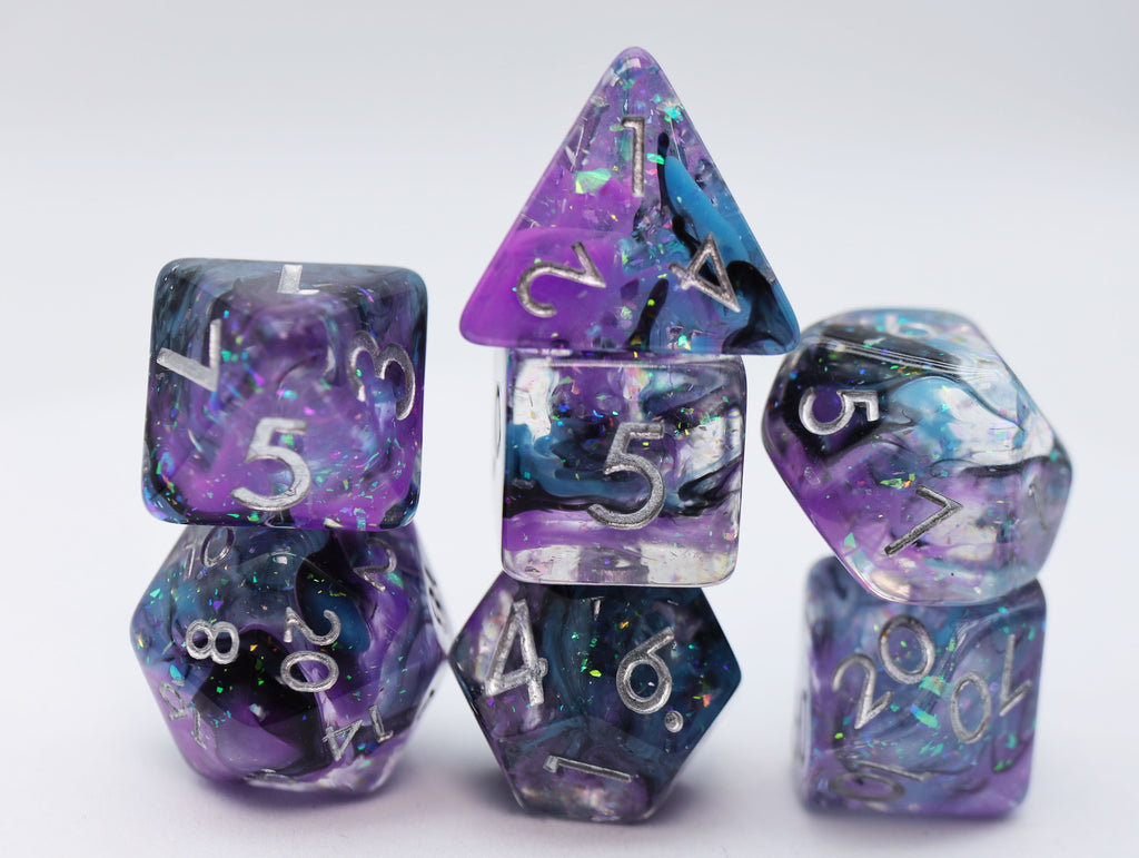 Eventide RPG Dice Set Plastic Dice Foam Brain Games