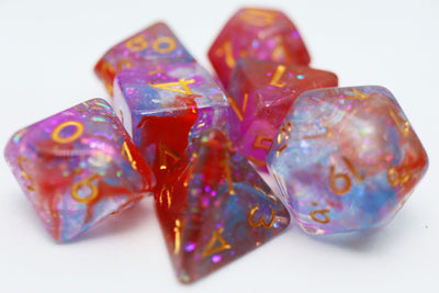 Dawning RPG Dice Set Plastic Dice Foam Brain Games