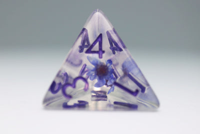 Violets Are Blue RPG Dice Set Plastic Dice Foam Brain Games