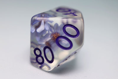 Violets Are Blue RPG Dice Set Plastic Dice Foam Brain Games