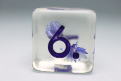 Violets Are Blue RPG Dice Set Plastic Dice Foam Brain Games