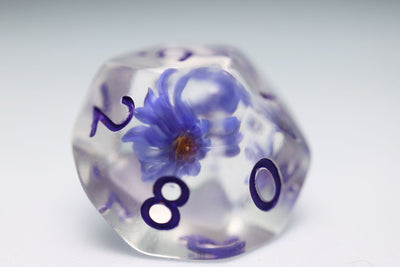 Violets Are Blue RPG Dice Set Plastic Dice Foam Brain Games