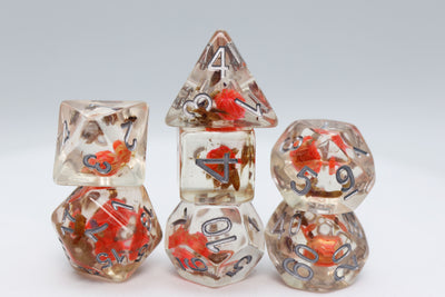 Flower Seed RPG Dice Set Plastic Dice Foam Brain Games