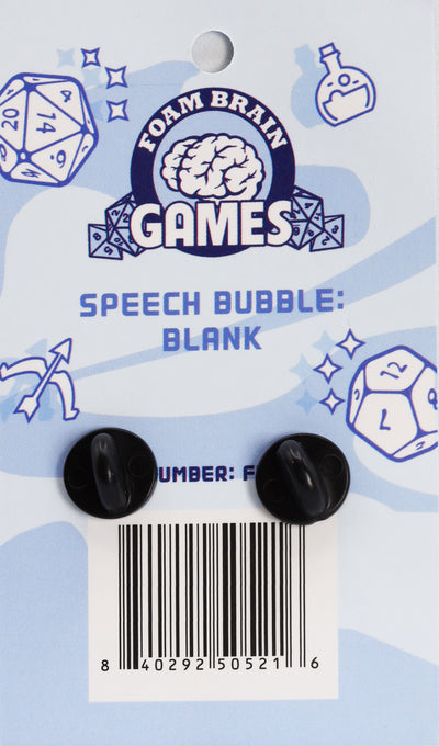 Speech Bubble Pin: My Pronouns Are: Blank  cardboard clothing