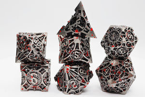 Quiver of Arrows: Vampiric Arrow - Metal RPG Dice Set Metal Dice Foam Brain Games