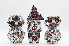 Oculus: Watchful - Hollow Metal RPG Dice Set Metal Dice Foam Brain Games
