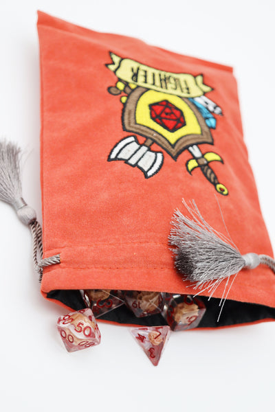 Dice Bag - Fighter Dice Box Foam Brain Games