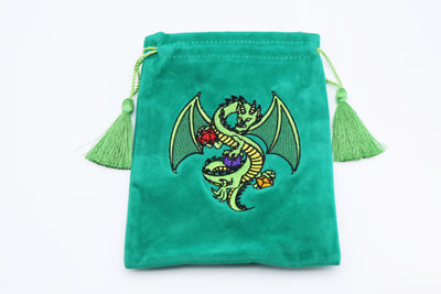 Dice Bag - Green Dragon Dice Box Foam Brain Games