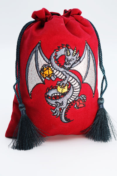 Dice Bag - Black Dragon Dice Box Foam Brain Games