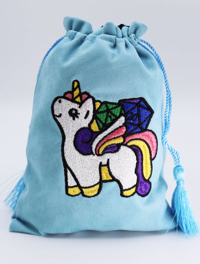 Dice Bag - Sparkles the Unicorn Dice Box Foam Brain Games