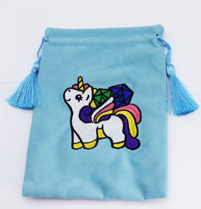 Dice Bag - Sparkles the Unicorn Dice Box Foam Brain Games
