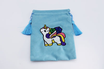 Dice Bag - Sparkles the Unicorn Dice Box Foam Brain Games