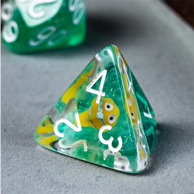 Fish Bowl RPG Dice Set Plastic Dice Foam Brain Games