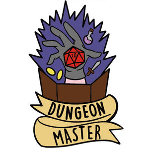 Enamel Pin: Dungeon Master Enamel Pin Foam Brain Games