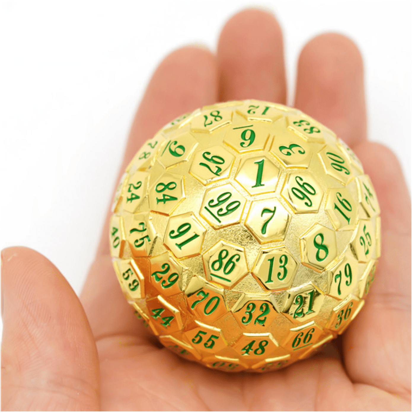 45mm Metal D100 Gold with Green Foam Brain Games