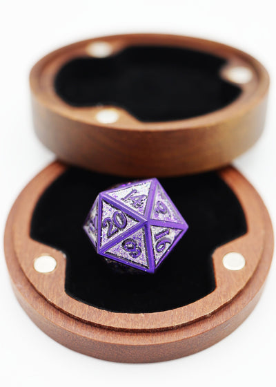 Grape Jelly - Metal RPG Dice Set Metal Dice Foam Brain Games