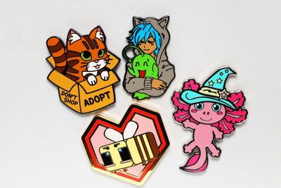 Custom Enamel Pin  Foam Brain Games - Custom Production Services