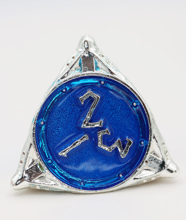 Dice 51: Interstellar Indigo - Metal RPG Dice Set Metal Dice Foam Brain Games