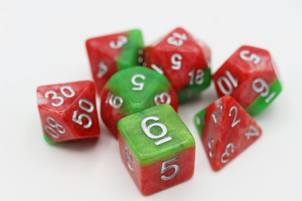 Italian Ice RPG Dice Set Plastic Dice Foam Brain Games