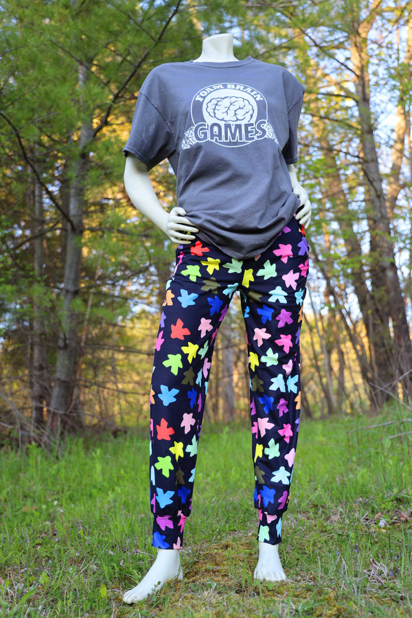 Meeple Joggers - SIZE: L/XL (Large/XLarge) Leggings & Joggers Foam Brain Games