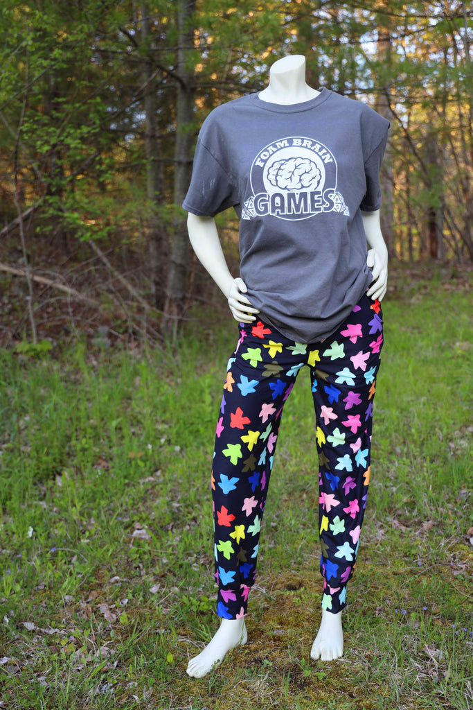 Meeple Joggers - SIZE: S/M (small/medium) Leggings & Joggers Foam Brain Games