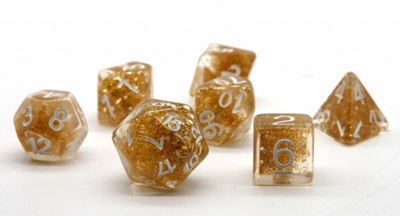 King Midas RPG Dice Set Plastic Dice Foam Brain Games