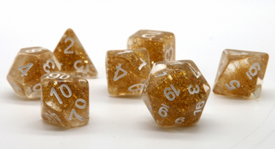 King Midas RPG Dice Set Plastic Dice Foam Brain Games
