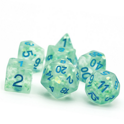 Komorebi RPG Dice Set Plastic Dice Foam Brain Games
