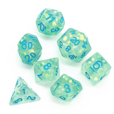 Komorebi RPG Dice Set Plastic Dice Foam Brain Games