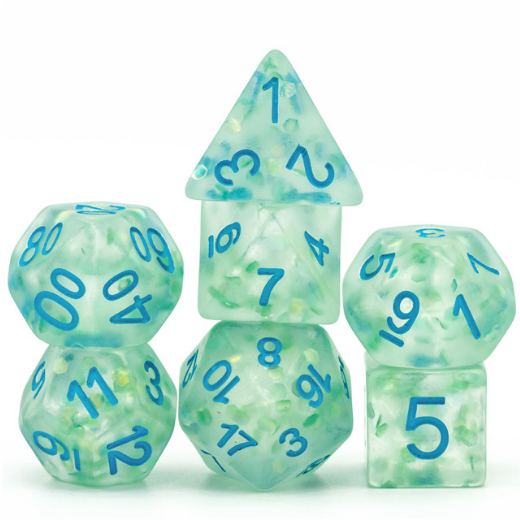 Komorebi RPG Dice Set Plastic Dice Foam Brain Games