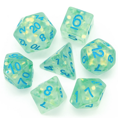 Komorebi RPG Dice Set Plastic Dice Foam Brain Games