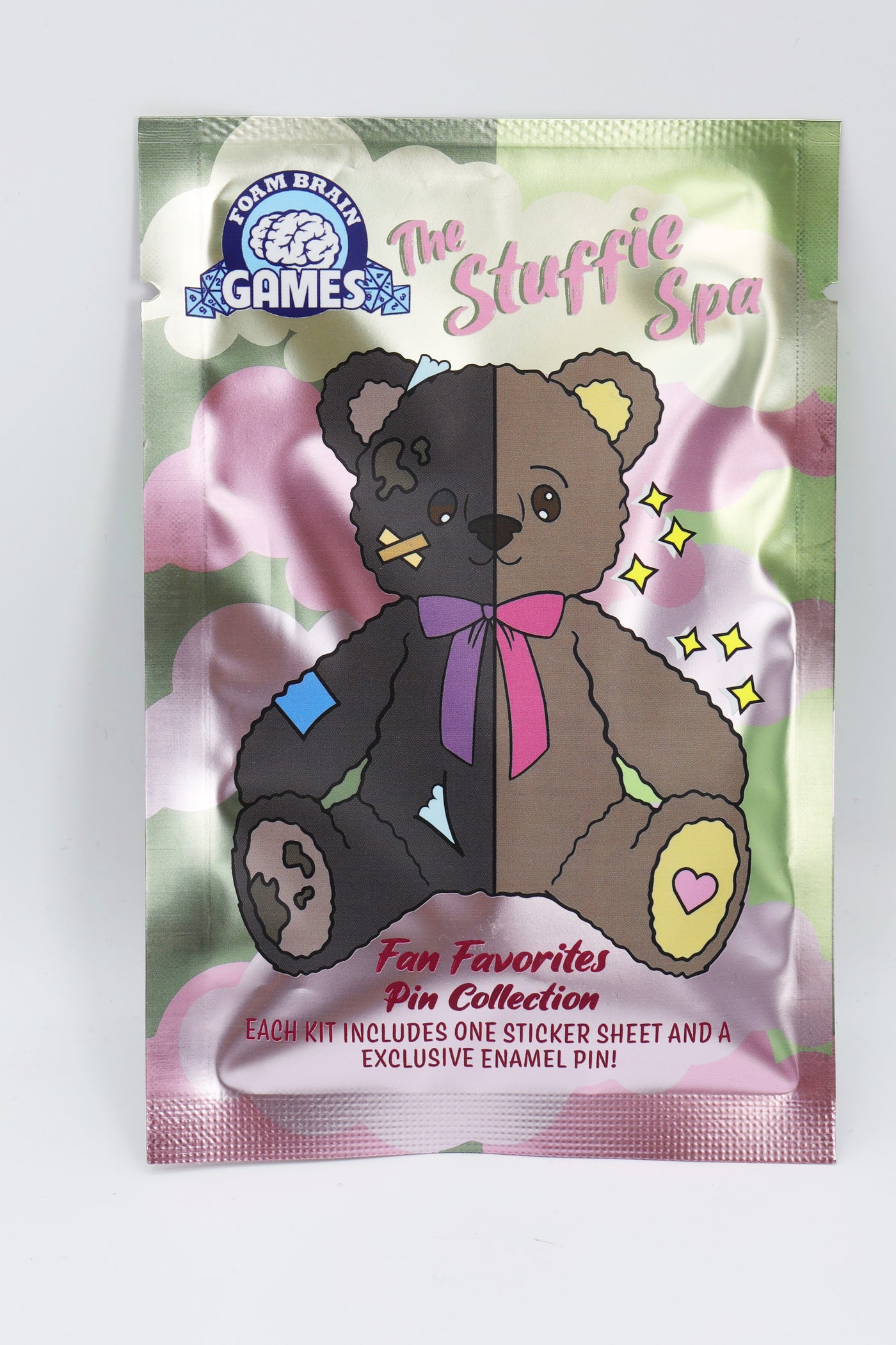 Foam Brain x Stuffie Spa: Fan Favorites Enamel Pin Foam Brain Games