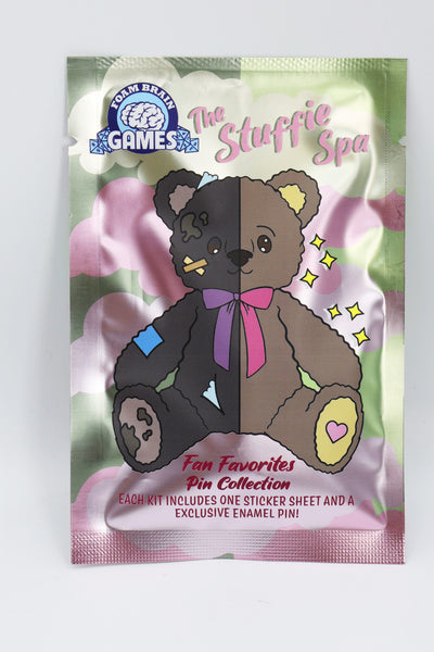 Foam Brain x Stuffie Spa: Fan Favorites Enamel Pin Foam Brain Games
