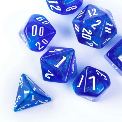 Magician's Deep Water Lair RPG Dice Set Plastic Dice Foam Brain Games