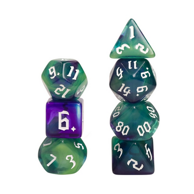 Murky Pond RPG Dice Set Plastic Dice Foam Brain Games