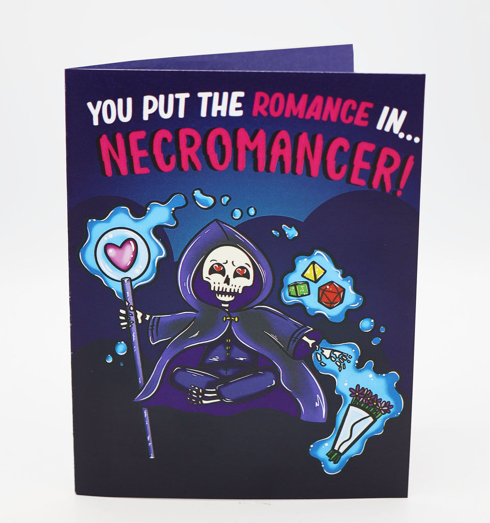Valentines Day Card - Necromancer Romance Greeting Card Foam Brain Games