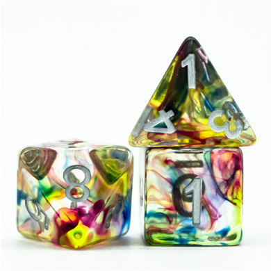 Northern Lights RPG Dice Set Plastic Dice Foam Brain Games