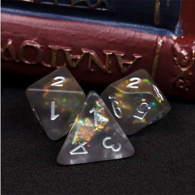 Orichalcum Ore RPG Dice Set Plastic Dice Foam Brain Games