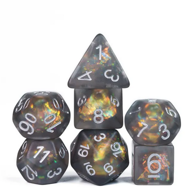 Orichalcum Ore RPG Dice Set Plastic Dice Foam Brain Games