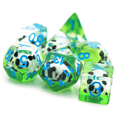 Panda RPG Dice Set Plastic Dice Foam Brain Games