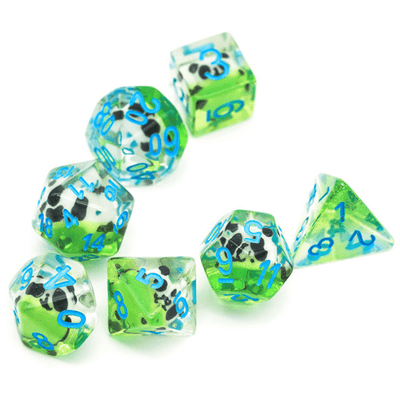 Panda RPG Dice Set Plastic Dice Foam Brain Games