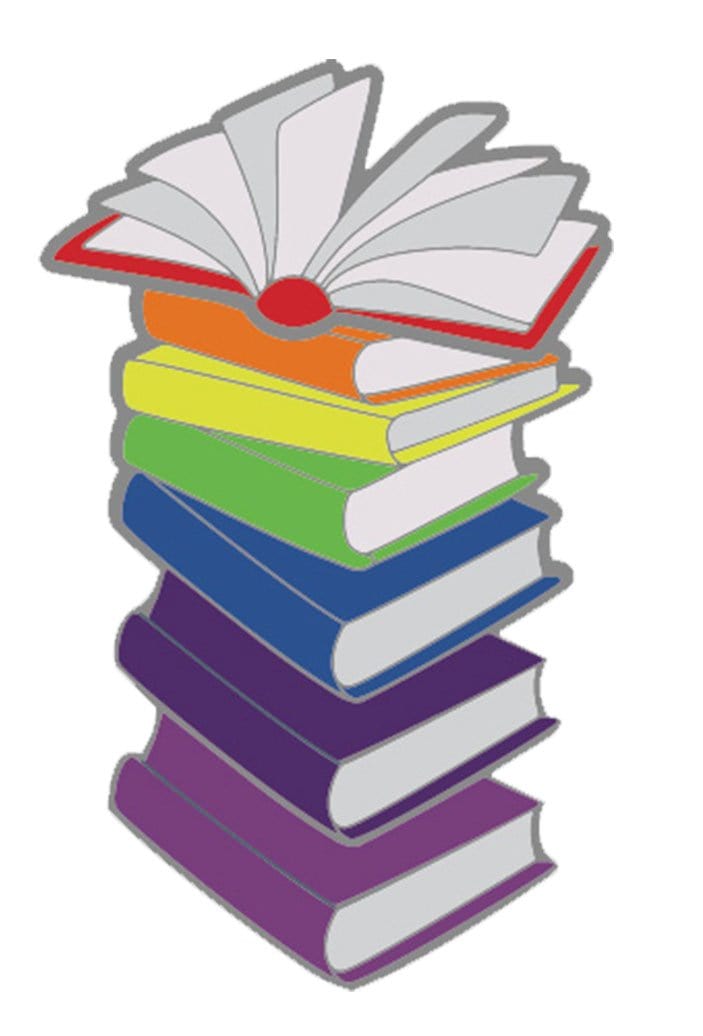 Pride Books Pin: Rainbow Enamel Pin Foam Brain Games
