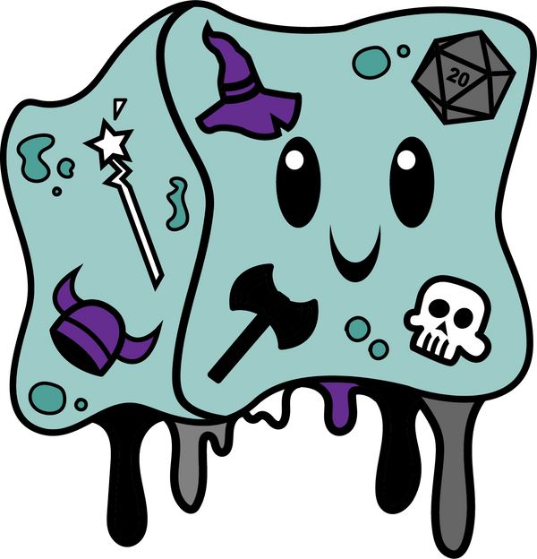 Gelly Cube Pride Pin: Asexual Enamel Pin Foam Brain Games