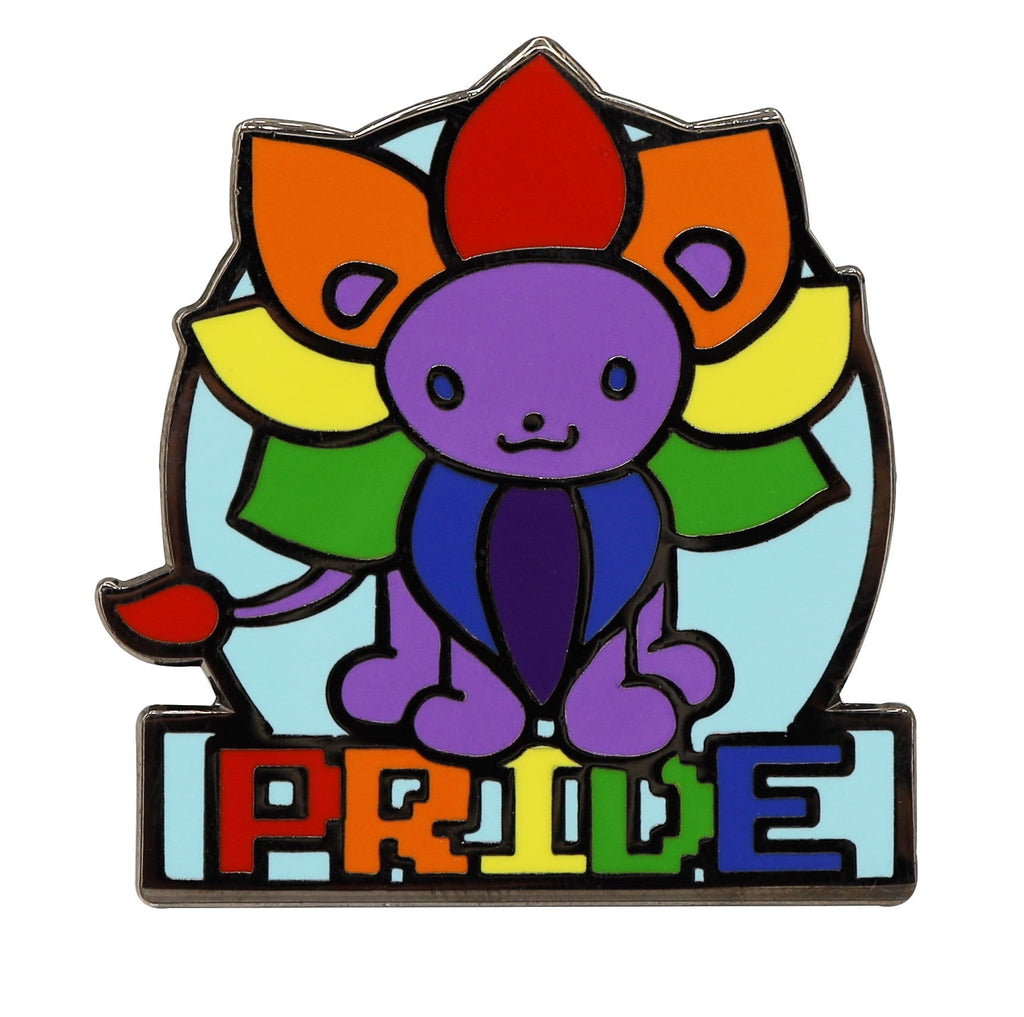 Pride Pins: Pride of Lions Enamel Pin cardboard clothing