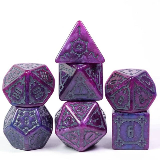 Huge Royal Castle Dice Set - 25mm Plastic Dice Foam Brain Games