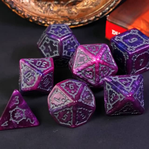 Huge Royal Castle Dice Set - 25mm Plastic Dice Foam Brain Games