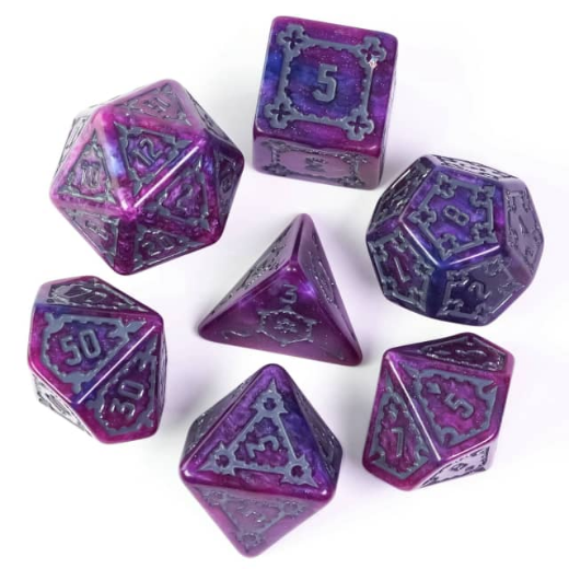 Huge Royal Castle Dice Set - 25mm Plastic Dice Foam Brain Games